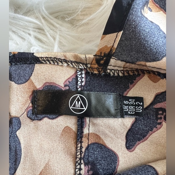 Missguided Leopard Ruffled Top - Picture 4 of 4